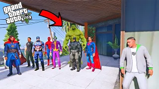 GTA 5 : Franklin Playing Chupan Chupai With Avengers & Batman in GTA 5 ! A.K GAME WORLD