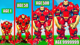 Growing Smallest HULKBUSTER Into BIGGEST HULKBUSTER in GTA 5!