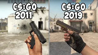 COMPARE CS:GO 2011 and 2019