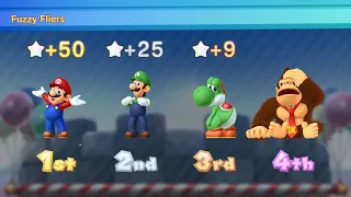 Mario Party 10 - Mario vs Luigi vs Yoshi vs Donkey Kong - Mushroom Park