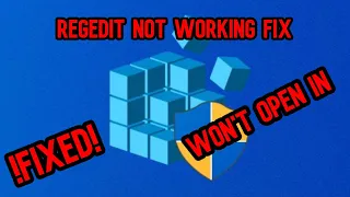 How to Fix Regedit ( Registry Editor Not Working Fix) Windows 10 (RegEdit Not Working Fix)