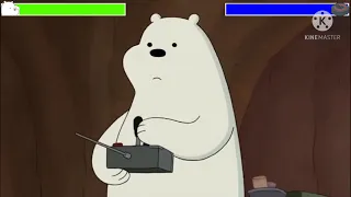 Ice Bear & Grizzly vs. Roomba with healthbars