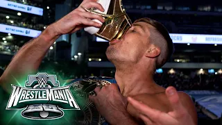 Grayson Waller and Austin Theory celebrate with a shoey: WrestleMania XL Saturday exclusive