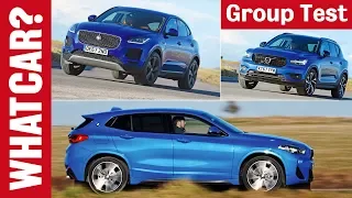 BMW X2 vs Volvo XC40 vs Jaguar E-Pace review – which 2020 4x4 SUV is best? | What Car?