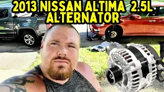 Mobile Mechanic Work Day {2013 Nissan Altima 2.5L Alternator Replacement}