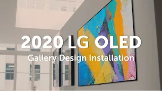 2020 LG OLED TV l Unveiling the secret of the flush fit on your wall – Installation film