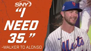 Pete Alonso reveals Taijuan Walker's spot on advice during 2021 Home Run Derby | New York Mets | SNY