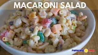 Filipino Sweet Macaroni Salad - Panlasang Pinoy