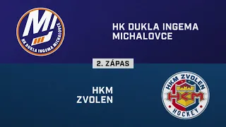 2. zápas štvrťfinále play-off Michalovce – Zvolen 5:1 (HIGHLIGHTY)