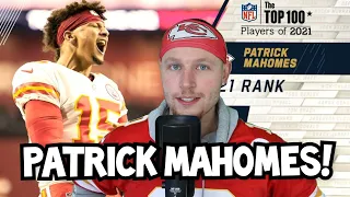 Rugby Player Reacts to PATRICK MAHOMES (QB, Kansas City Chiefs) #1 The Top 100 NFL Players of 2021!