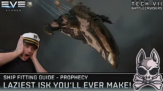 Laziest ISK Earning With The PROPHECY Battlecruiser!! || EVE Echoes