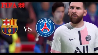 FIFA 22 Барселона-ПСЖ Финал Лиги Чемпионов УЕФА PS4