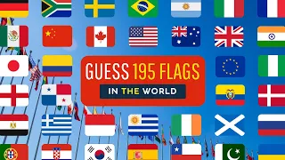 Guess All 195 FLAGS Of The World 🚩🌍 Ultimate Flag Quiz