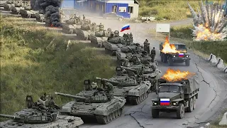 SHOCKING THE WORLD! Russian Armored Tank Convoy Destroyed By Advanced US Weapon  - Arma 3