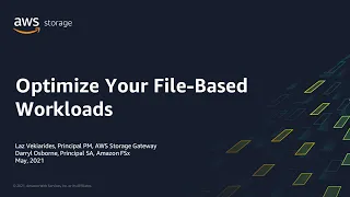Optimizing File-Based Workloads with Amazon FSx for Windows File Server and AWS Storage Gateway