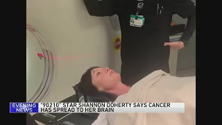 Shannen Doherty says breast cancer has spread to her brain, expresses fear