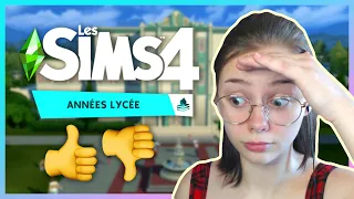 LE PACK ANNÉES LYCÉE, ÇA EN VAUT LA PEINE ? 😬 | Critique Les Sims 4