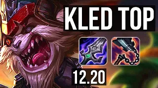 KLED vs MORDEKAISER (TOP) | 7 solo kills, 1.7M mastery, 300+ games | EUW Diamond | 12.20