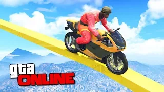 МОТОПАРКУР НА ТОНКИХ ПЕРИЛАХ ДЛЯ ПРО ИГРОКОВ! - ГОНКИ GTA 5 ONLINE ( ГТА 5 ГОНКИ )