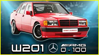 Mercedes Benz 190E/W201 (0-100 KM/H) (0-60 MPH) ACCELERATION BATTLE