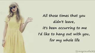 Taylor Swift - Stay Stay Stay (Lyrics)