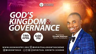 SGS - TKC14 - GOD'S KINGDOM & GOVERNANCE - SIJUADE ADEYEYE