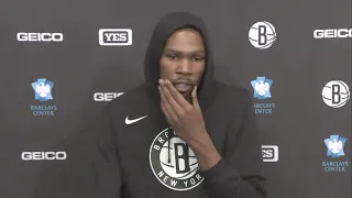 Kevin Durant Reacts to Kyrie Irving Being Ejected & Lakers Short-Handed Victory vs. Brooklyn Nets