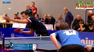 Table Tennis Polish National Championships 2019 - Patryk Chojnowski Vs Patryk Zatowka -