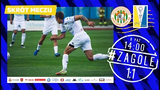 SKRÓT: Zagłębie II Lubin 1:1 Olimpia Elbląg | 14. Kolejka | 2022/23