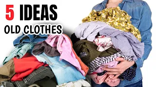 Old cloth reuse ideas /  best out of waste / diy / अब से कपड़े रखने का झंझट खत्म