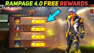 Rampage event free rewards | How to get rampage evo bundle | free fire new event,ff new event |