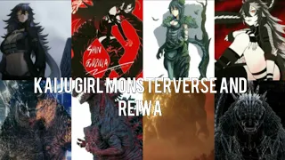 kaiju girl godzilla monsterverse and reiwa movie and anime