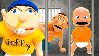 Baby and Daddy Escape EVIL Jeffy Prison!