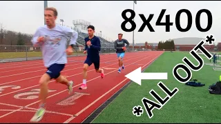 THE BEST POSSIBLE MILER WORKOUT!!! *8x400*