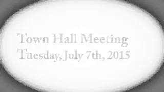 Town Hall Meeting Open