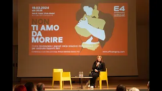Ameya Gabriella Canovi: "Non ti amo da morire" conferenza organizzata da E4 Computer Engineering