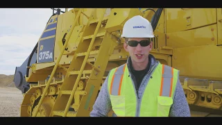 Komatsu D375A-8 Dozer Operator Controls