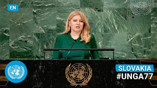 🇸🇰 Slovakia - President Addresses General Debate, 77th Session (English) | #UNGA