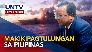 China, handa umanong makipagtulungan sa PH para sa kapayapaan sa West Philippine Sea