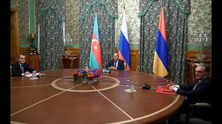 Переговоры глав МИД РФ, Армении и Азербайджана по Нагорному Карабаху. Прямая трансляция