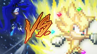 SUPER SONIC (FRONTIERS) VS. SEELKADOOM - SPEED ANIMATION PART COLLAB #supersonicvscollab