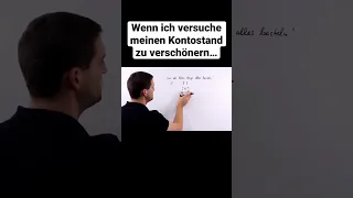 Wenn ich versuche meinen Kontostand zu verschönern… #viral #funny #funnyvideo #shorts