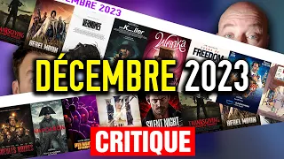 CRITIQUES DE NOS FILMS VUS EN NOVEMBRE ET DÉCEMBRE 2023