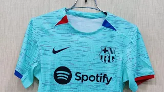 Barca 3rd kit Player Version 23/24 Close view