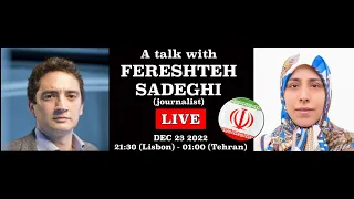 A talk with Fereshteh Sadeghi (Iranian journalist) - subtitles (English, Portuguese, Russian)