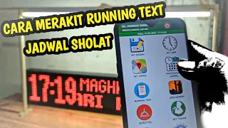 CARA MERAKIT RUNNING TEXT JADWAL SHOLAT 🔥| Mudah Dan Murah!