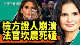 封口費案檢方證人痛哭流涕，為何崩潰？機密文件案兩總統要對峙？女法官坎農不簡單。｜薇羽看世間 第849期 20240503