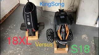 KingSong S18 versus 18XL