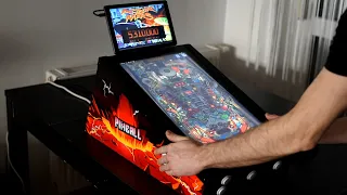 Backglass and DMD on Sharpin Android Pinball