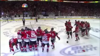 Patrick Kane Double OT Series Winning Goal 6/8/13